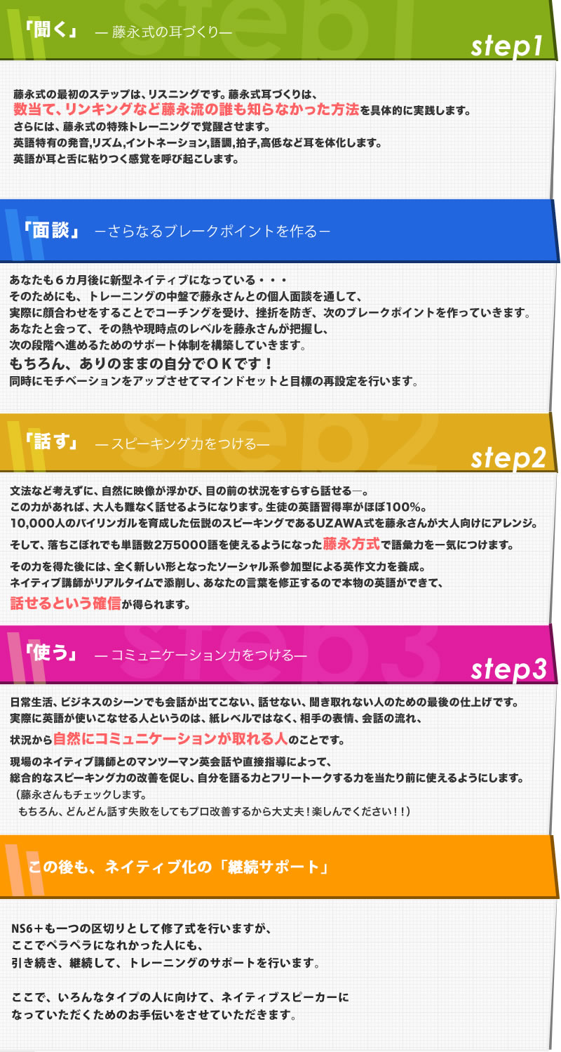 ネイティブスピーカー養成プロジェクト プログラム概要