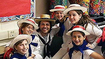 Students from Syosset school district on Long Island with Assistant General Manager, David Wannen.