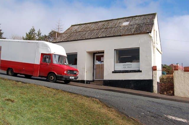 Van Parked on hill