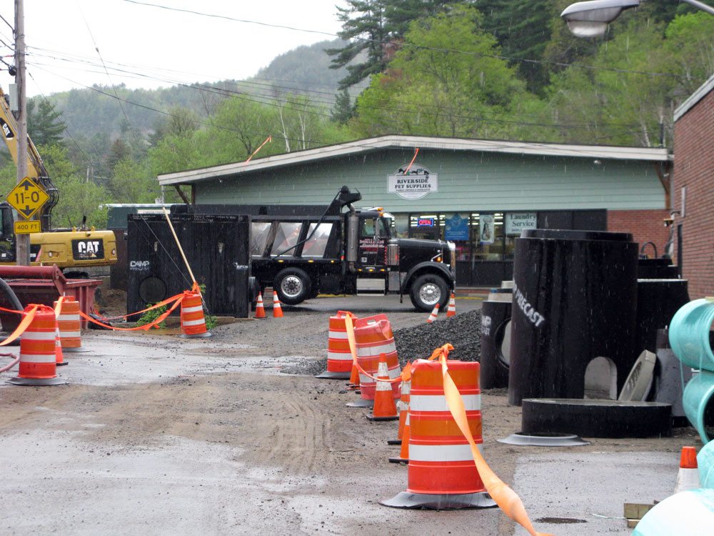 Sewer project disrupts Woodruff Street businesses | News, Sports, Jobs