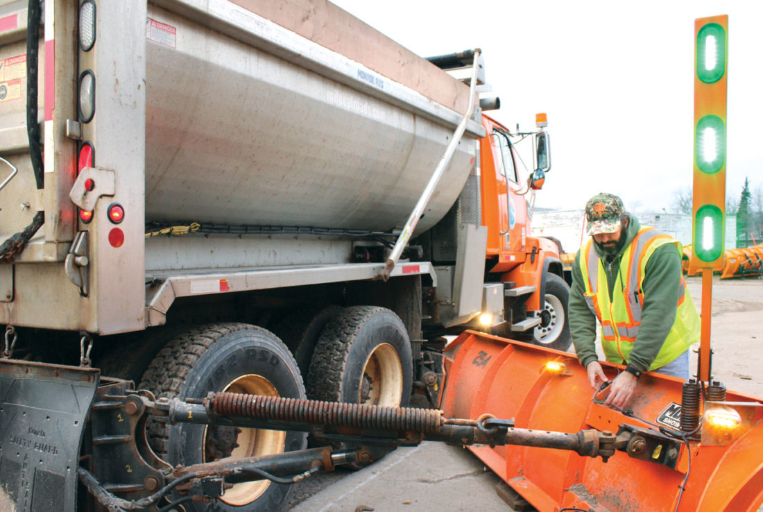 Green flashing lights added to winter maintenance vehicles News