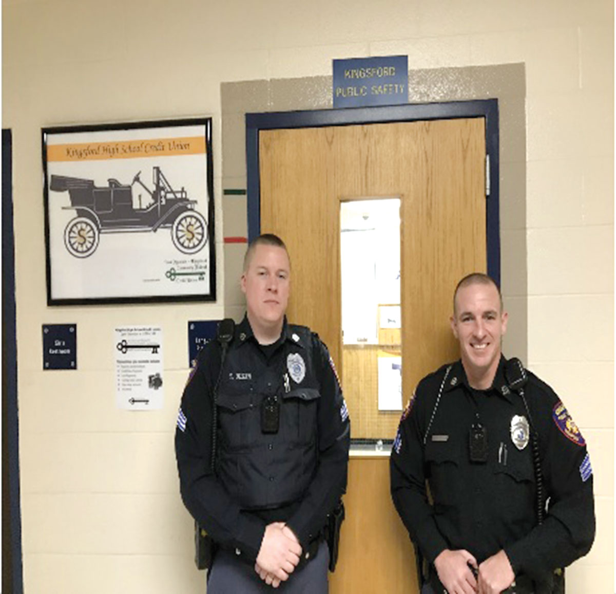 Police officers to staff office at Kingsford High School News, Sports