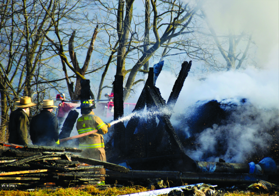 Fire destroys structure at East End Greenhouse, construction begins