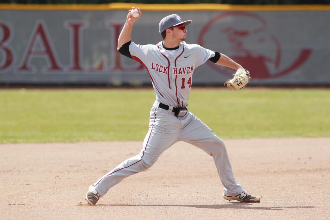 No. 18 Lock Haven University Baseball splits doubleheader with Golden