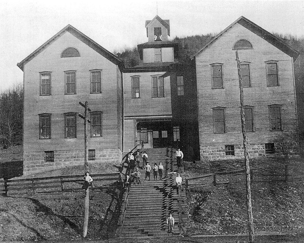 Old photo album Cross Fork High School in the early 1900s News