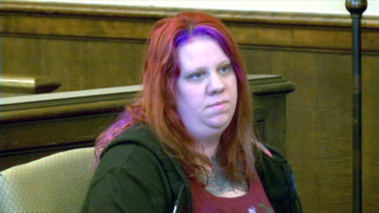 Special to the Journal/WKBN First News
Rebecca Hammonds appears in county Common Pleas Court Monday.