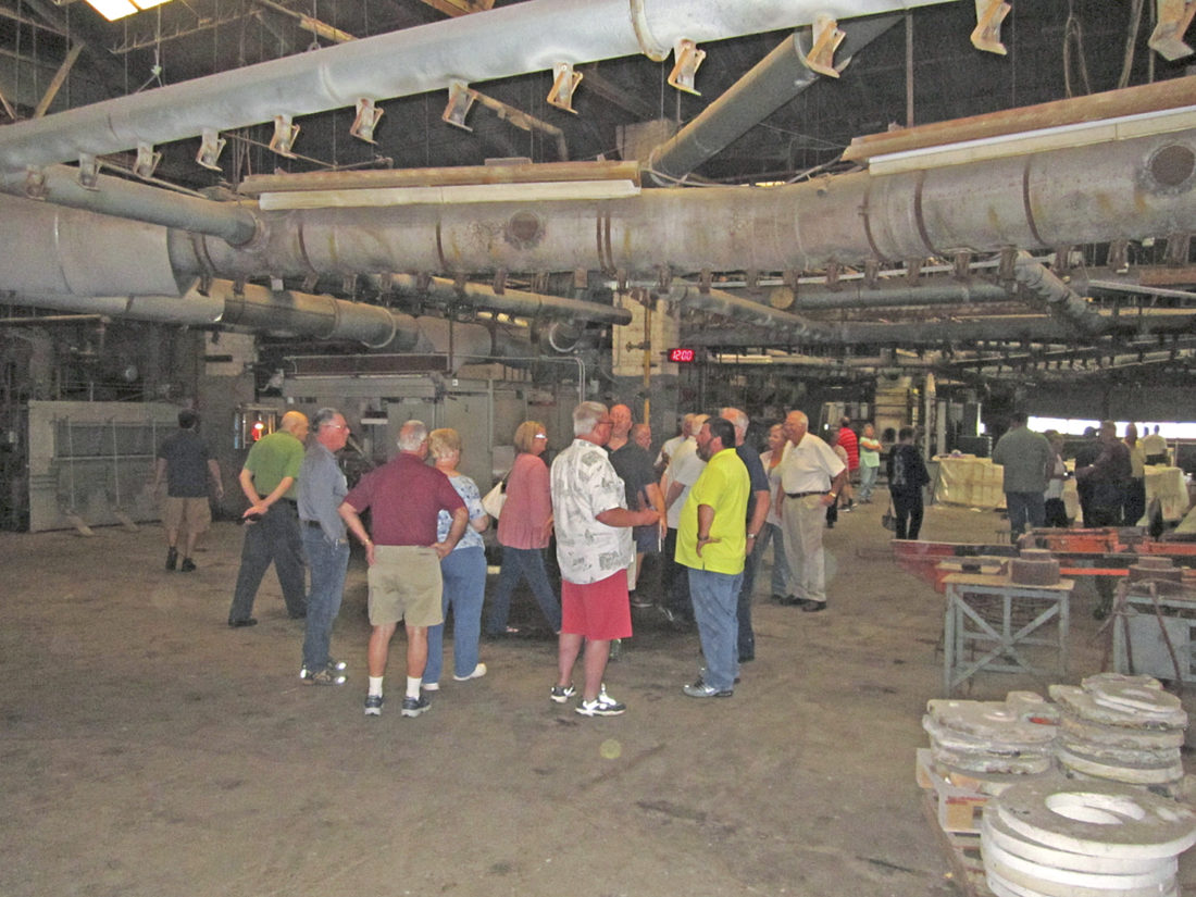Former Fenton Art Glass workers say last farewell to Williamstown