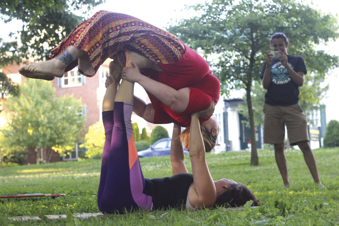 Acroyoga offers new experience, exercise in Marietta News, Sports