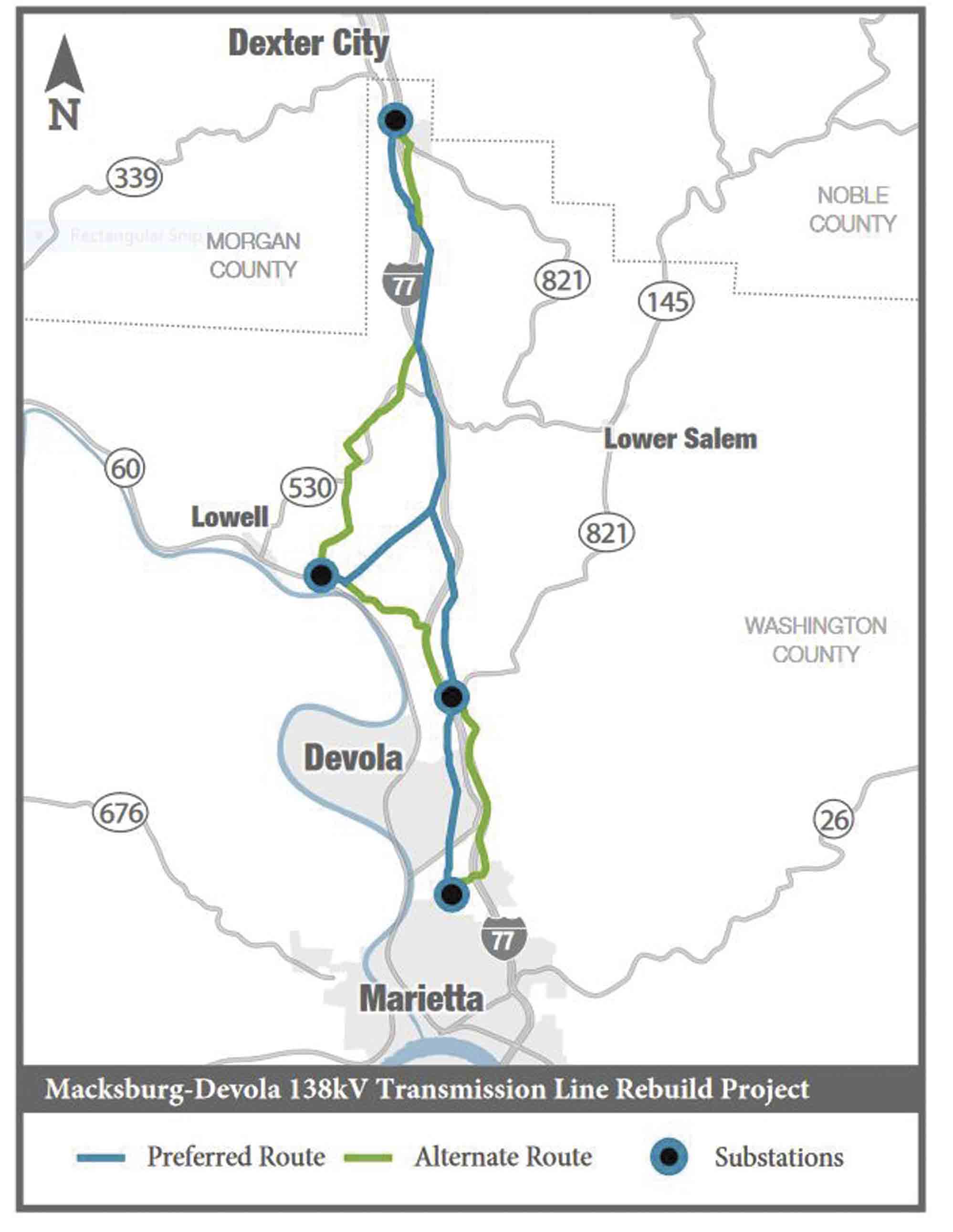 AEP to build transmission line in Washington County News, Sports