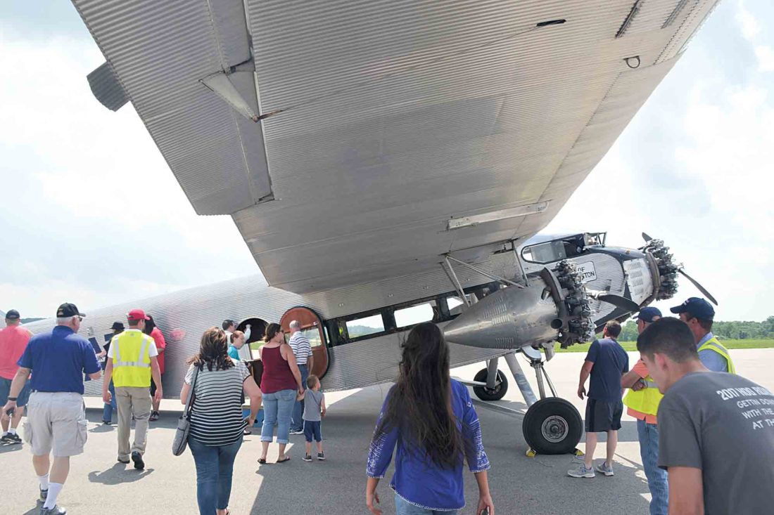 MidOhio Valley residents take to sky aboard 1920s airplane News
