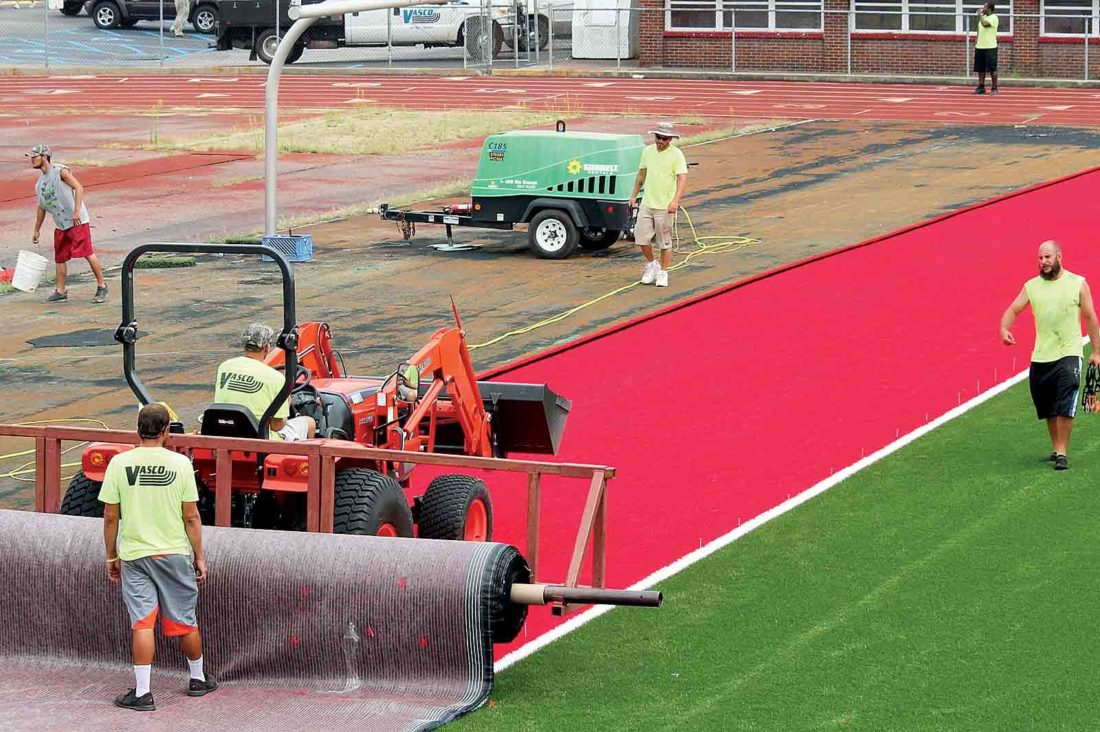 New Stadium Field turf arrives News, Sports, Jobs News and Sentinel