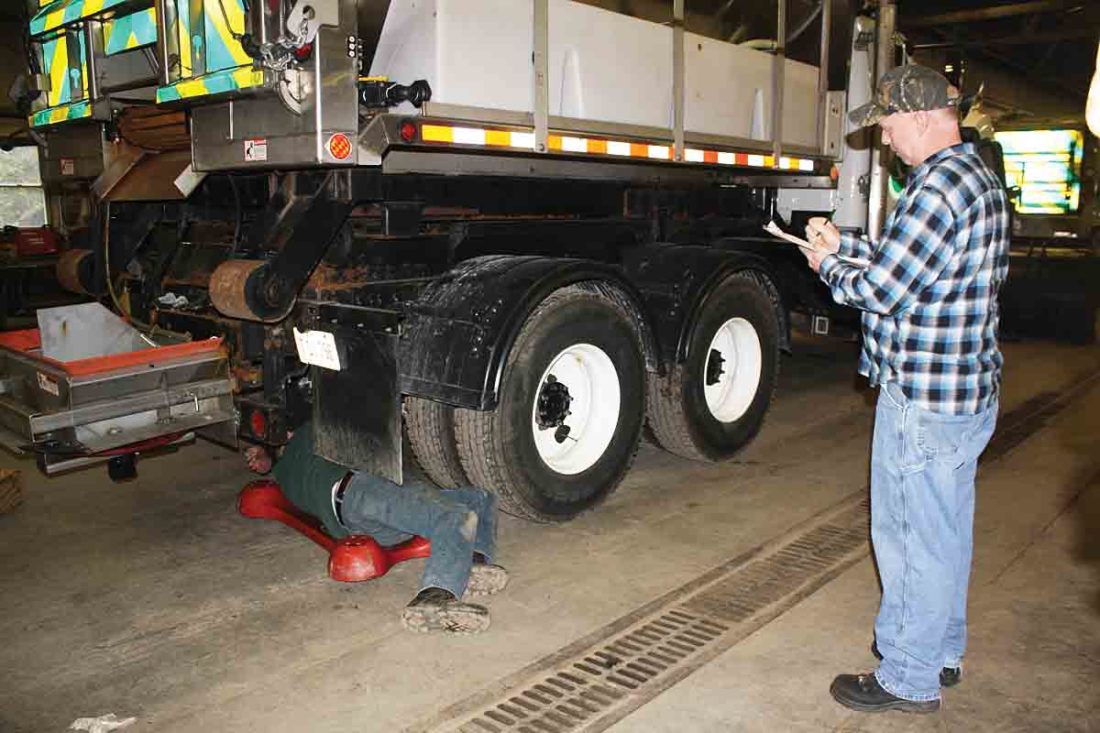 ODOT inspects truck fleet for winter News, Sports, Jobs News and