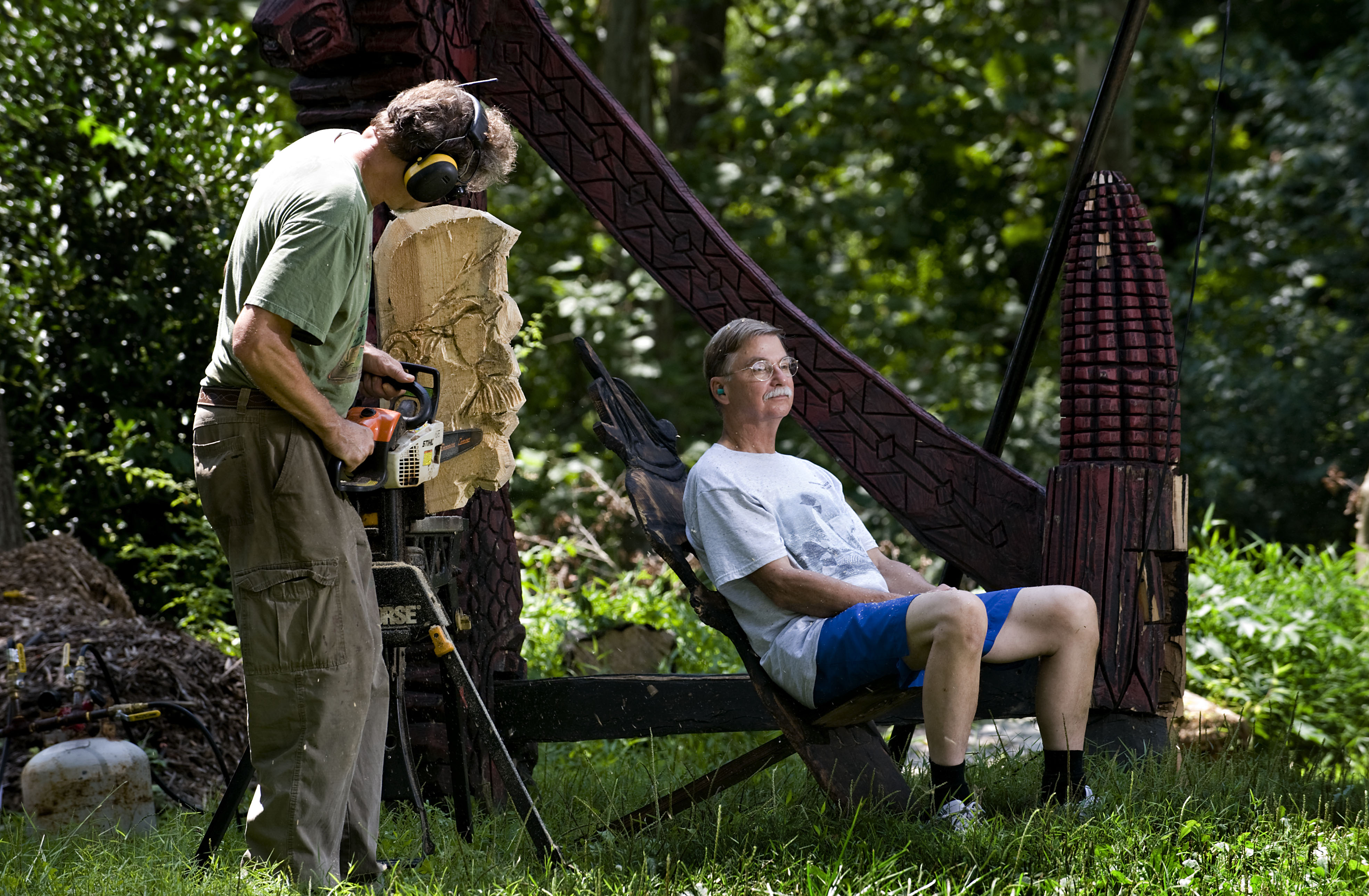 Local chainsaw artist takes his skills to Burning Man News, Sports, Jobs The Northern