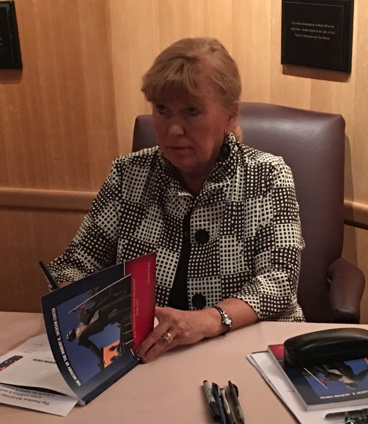 Kathleen Evans of Lakewood recently published “The History of the Robert H. Jackson Center: From Grassroots to Global Recognition, 2000-2015,” which gives a historical recounting of the formation and establishment of the Robert H. Jackson Center in Jamestown.
Submitted photo