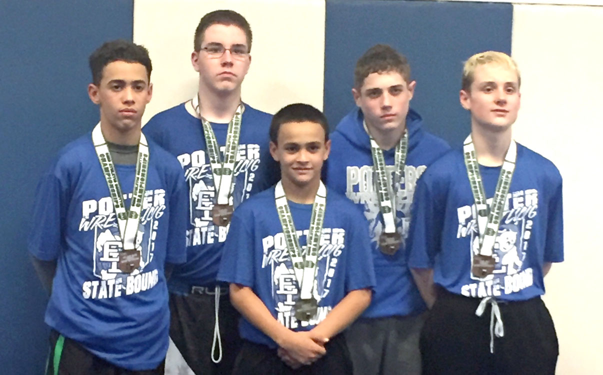 Potter junior high grapplers move on to state News, Sports, Jobs