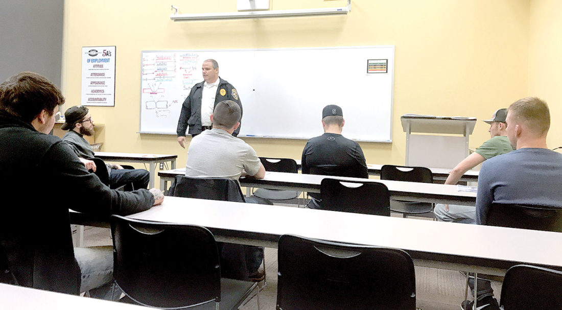 Police chief speaks to patrolman applicants before exam News, Sports