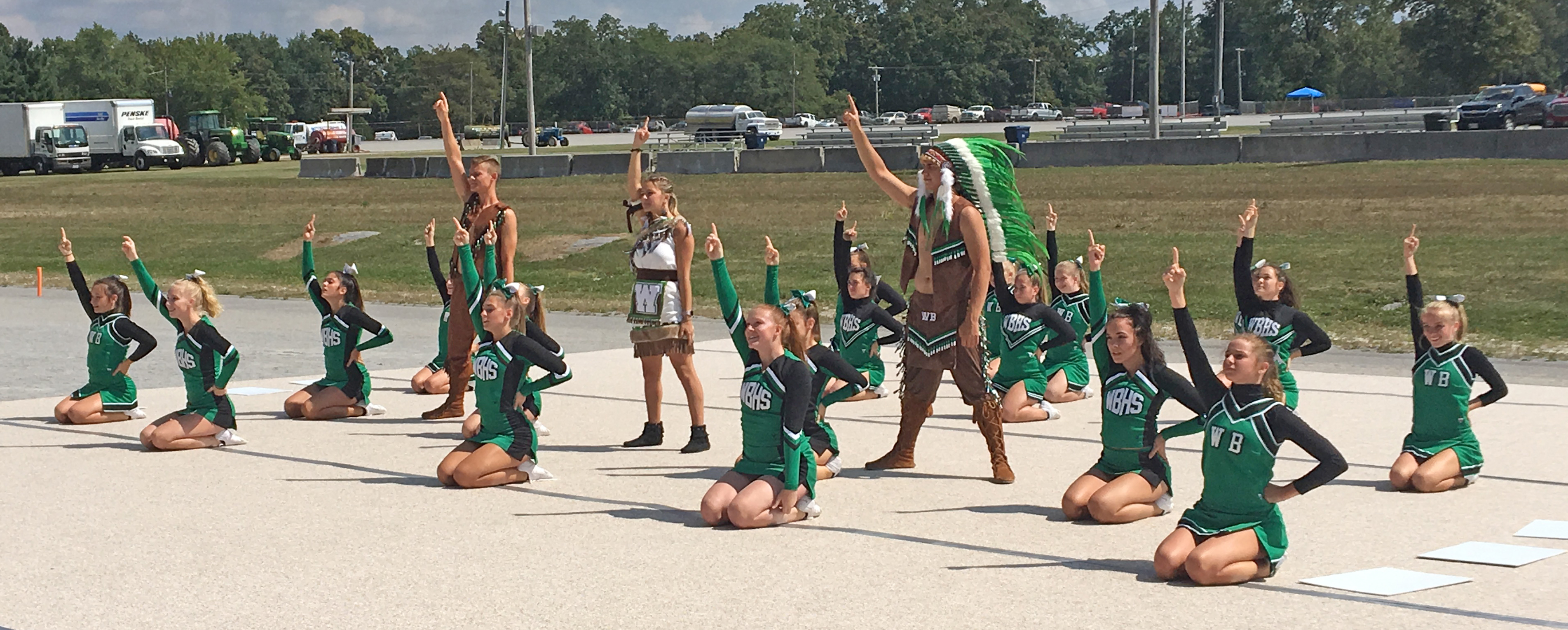 West Branch cheerleaders at Canfield Fair News, Sports, Jobs Salem News