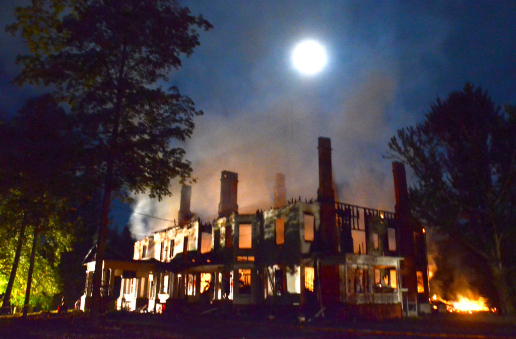 Firefighters still at mansion fire scene News, Sports, Jobs Salem News