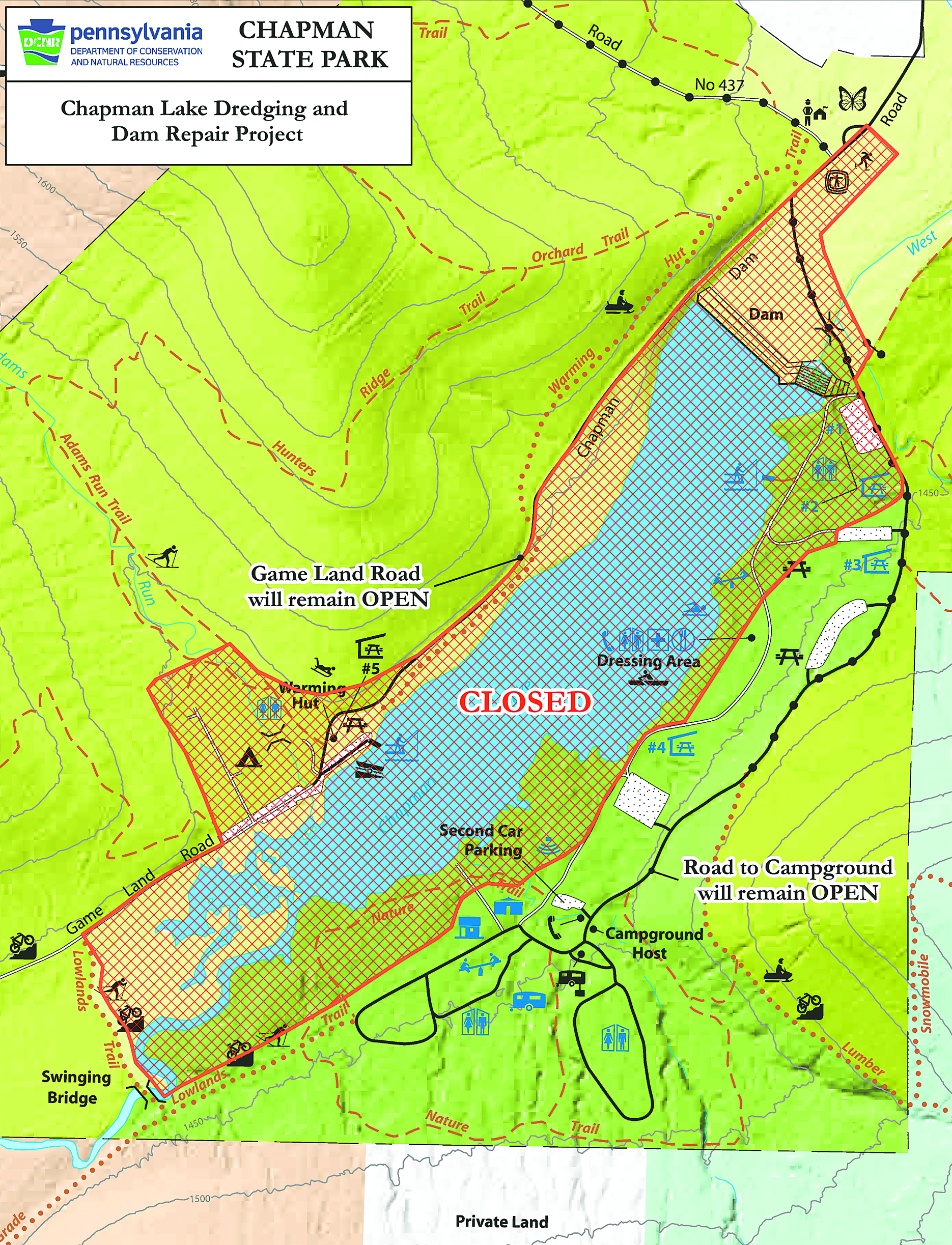 Parts of Chapman State Park to close beginning next week News, Sports