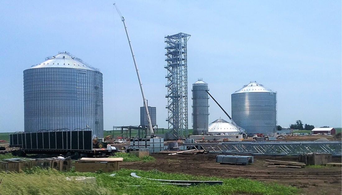 Construction progressing on MidIowa Coop’s Mill Junction elevator