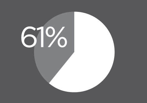 61%