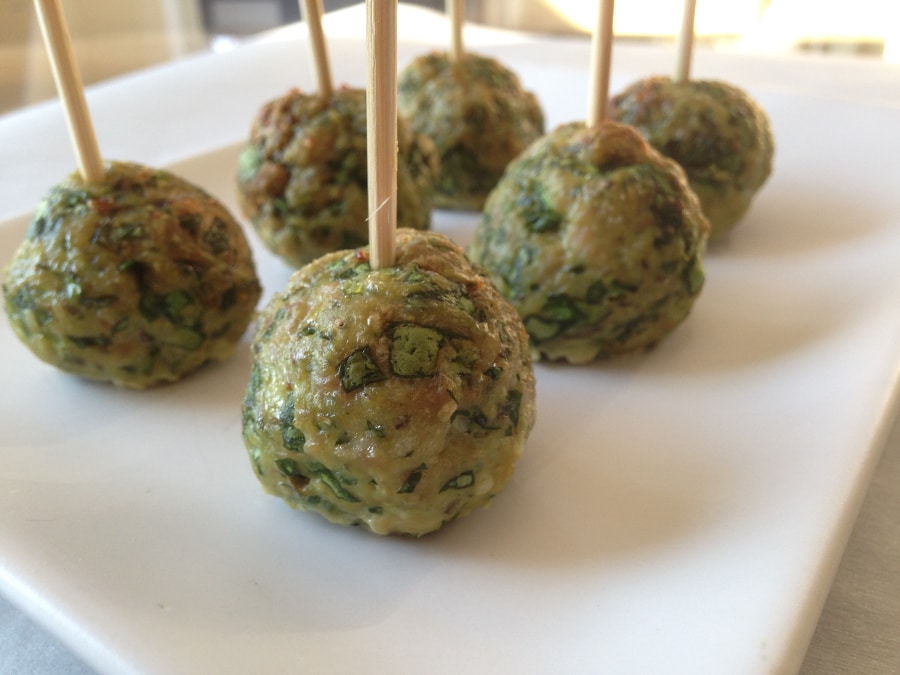Ground Turkey Meatballs With Spinach and Parmesan One Clever Chef