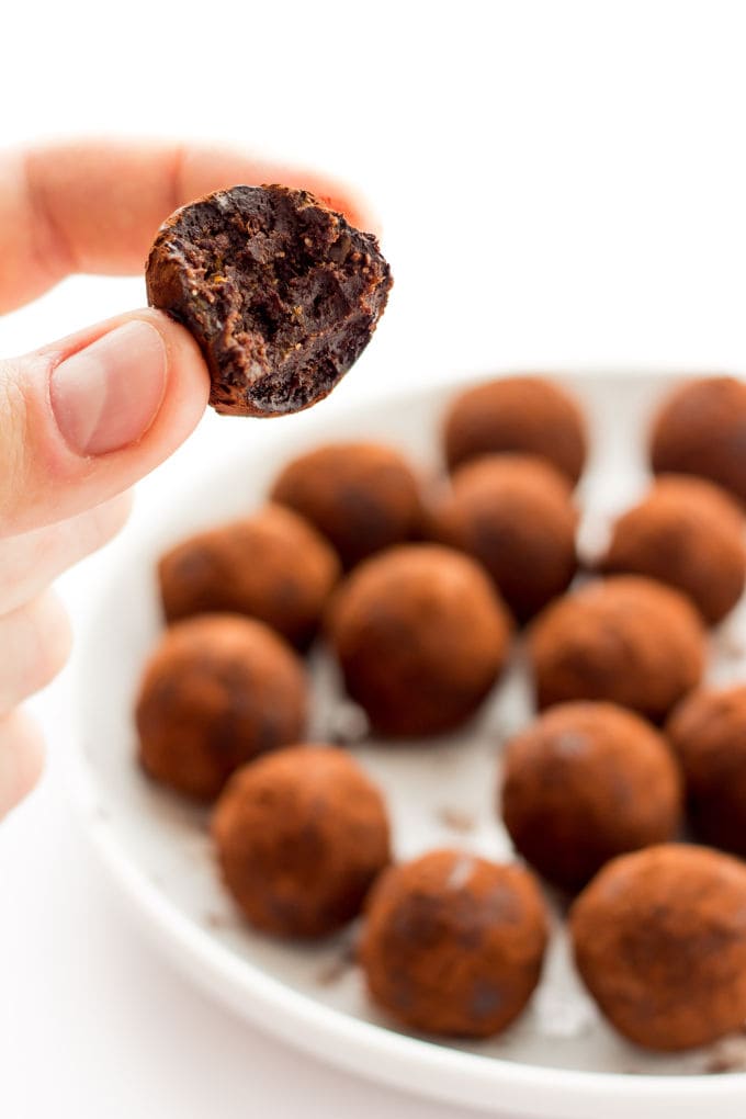Healthy Chocolate Rum Balls One Clever Chef
