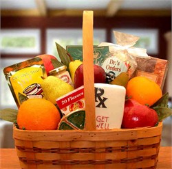 Buy speciality fruit baskets - Rx to Get Well Fruit Gift Basket - 817312