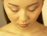 woman meditating