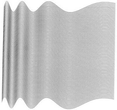 Ninety Parallel Sinusoids