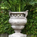Weave Top Urn 21  H