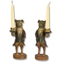 Bulldog Candleholder Set 9