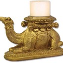 Camel Candleholder - Gold