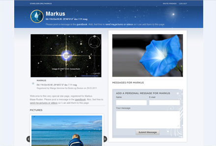Example of a Christening Gift for a Boy Star Page