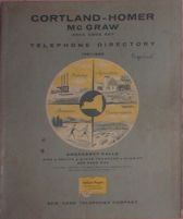 1961 Cortland phone book