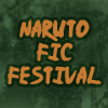 Plain green background with the text "Naruto Fic Festival."