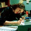 veronica writing (by xjubesx)