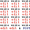 Write write edit edit  write write edit edit post.