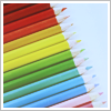 From fruity_taste on LJ - rainbow pencils