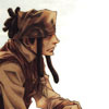 Gat from Saiyuki, looking to the right