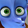 Megamind, making an OOO SHINY face
