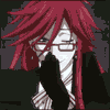 Grell showing his love for you all! Also known as MY BODY IS READY UNDERTAKER!