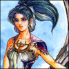 Tifa from Final Fantasy VII, smiling