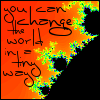 'You can change the world in a tiny way'
