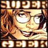 Barbara Gordon. Text: SUPER GEEK