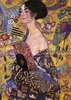 lady with fan