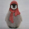 A penguin with a scarf!