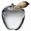 glass and gold apple