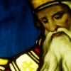 Cropped painting of Saint Augustine