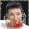 Servalan smiling